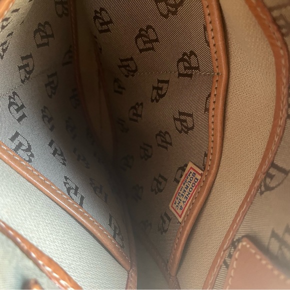 Dooney & Bourke Tan Monogram Bag made in USA - Picture 9 of 12